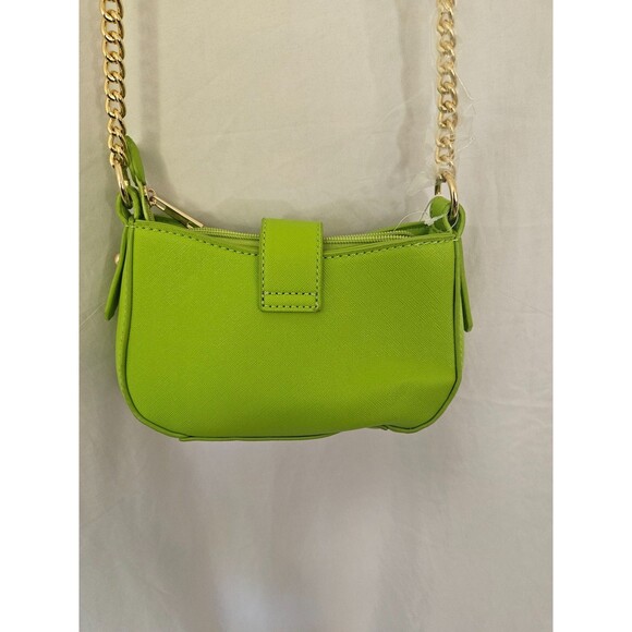 Blush Kiss Vegan Mini Purse Lime Green  Gold Butterfly  Cross Body  NWT - Picture 4 of 6